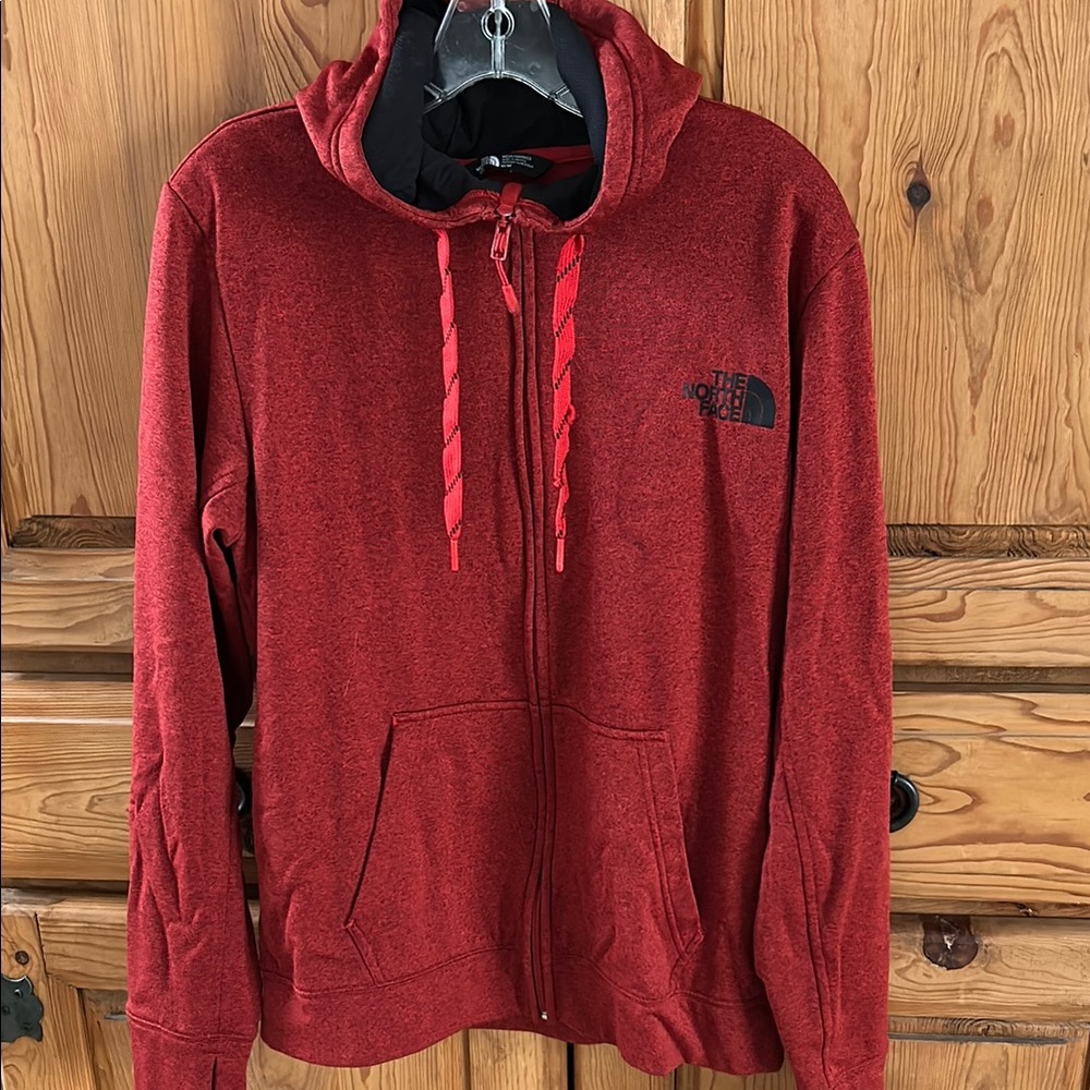 The North Face Red Hoodie Jacket